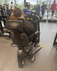 Ebonie and Toni at the gym