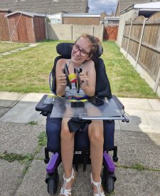 Ebony having Game of catch