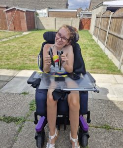 Ebony having Game of catch